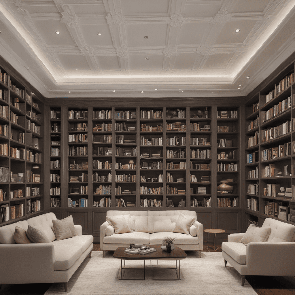 Transform Your Home Library with These Ceiling Design Inspirations
