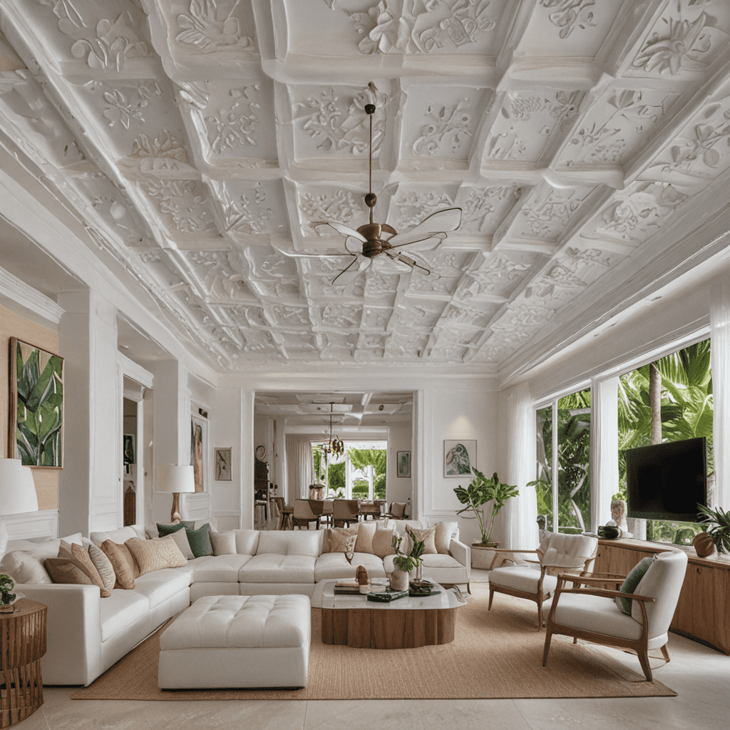 Unique Ceiling Design Ideas for a Tropical Paradise