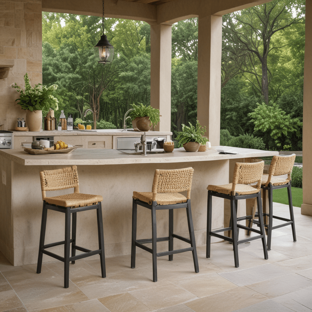 Outdoor Living Spaces: The Beauty of Outdoor Counter Height Stools