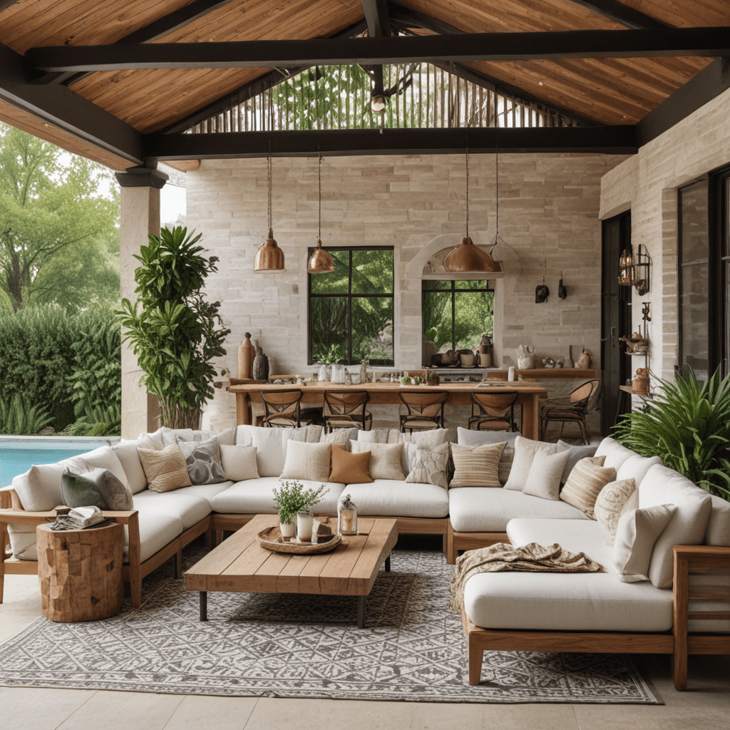 Designing an Outdoor Living Space with a Modern Vintage Vibe