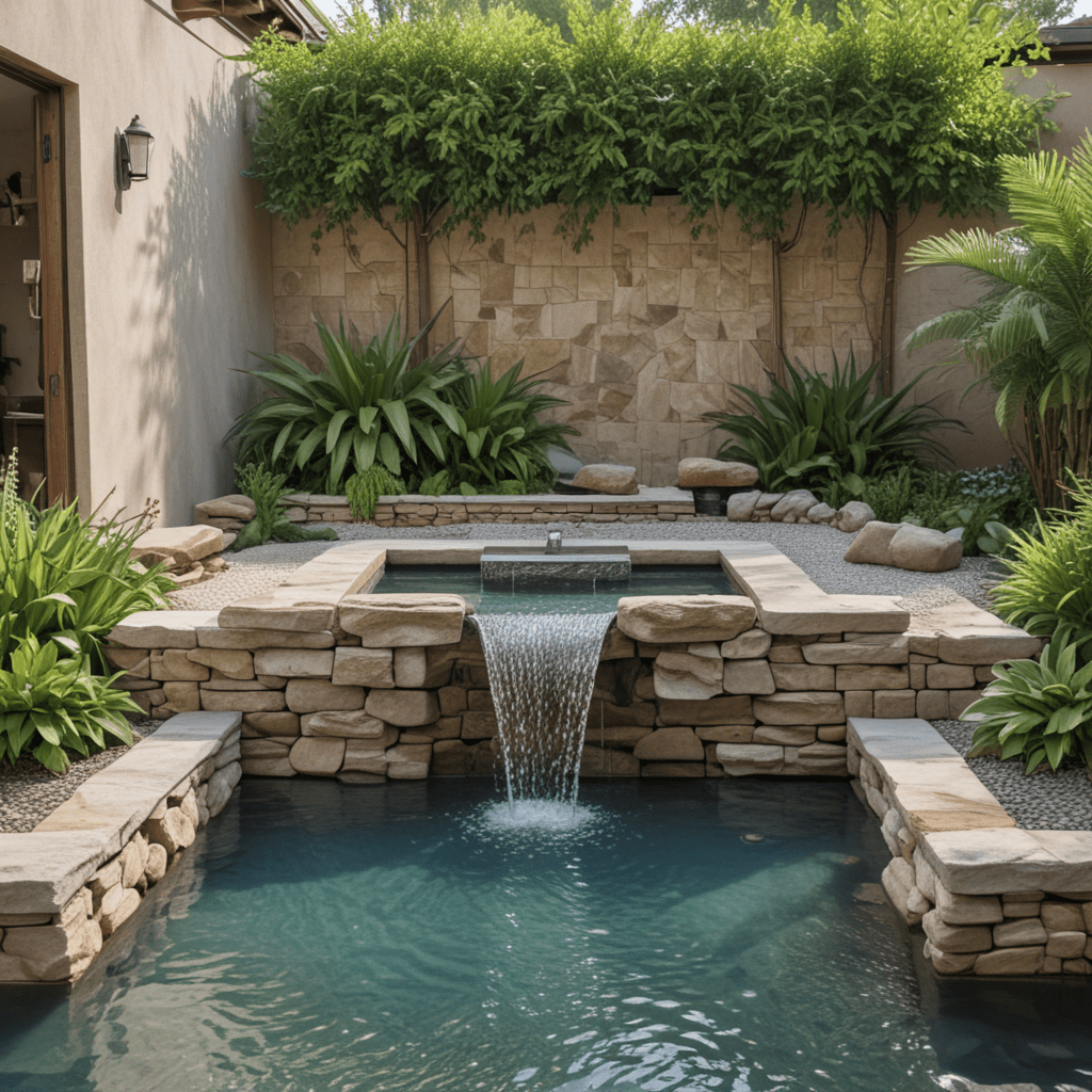 Creating a Tranquil Outdoor Living Space with a Water Feature