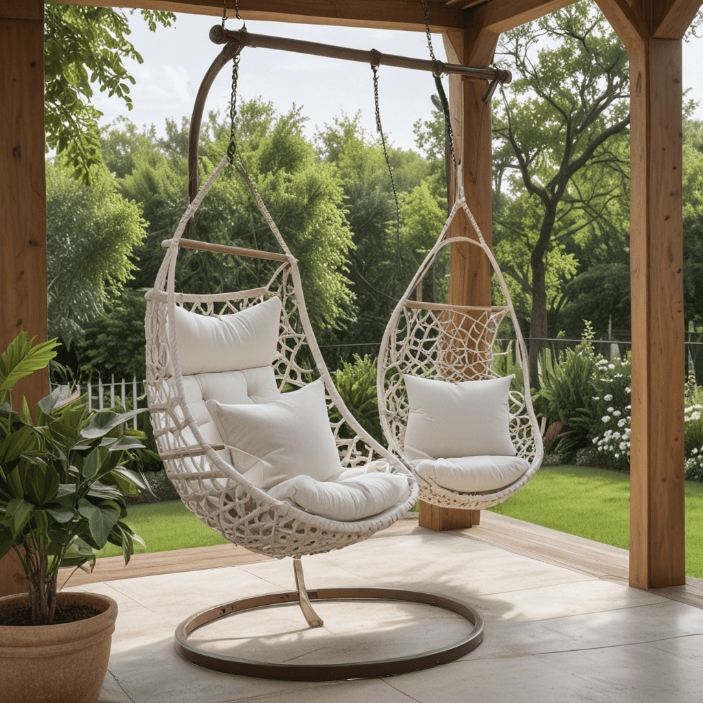 Outdoor Living Spaces: The Beauty of Outdoor Hanging Swing Chairs