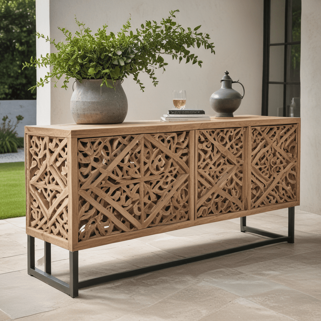 Outdoor Living Spaces: The Role of Outdoor Storage Console Tables