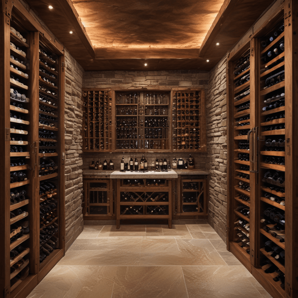 Futuristic Design for Home Wine Cellars: Elegant Storage