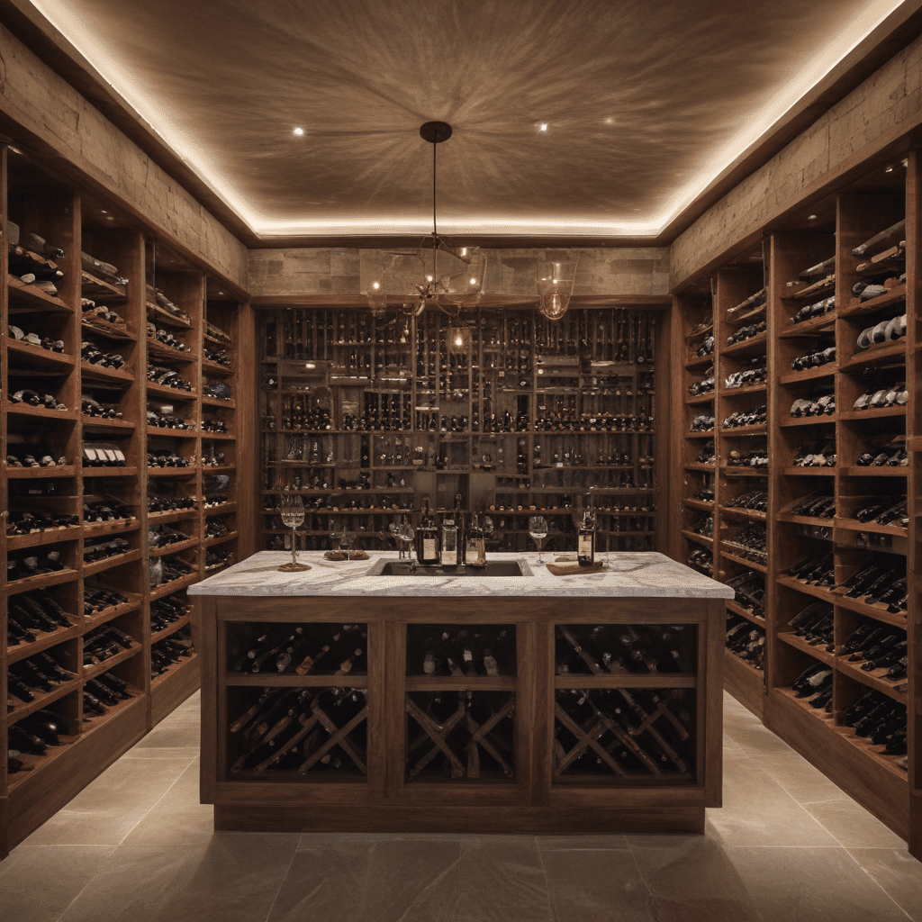 Futuristic Design for Home Wine Cellars: Elegant Wine Storage