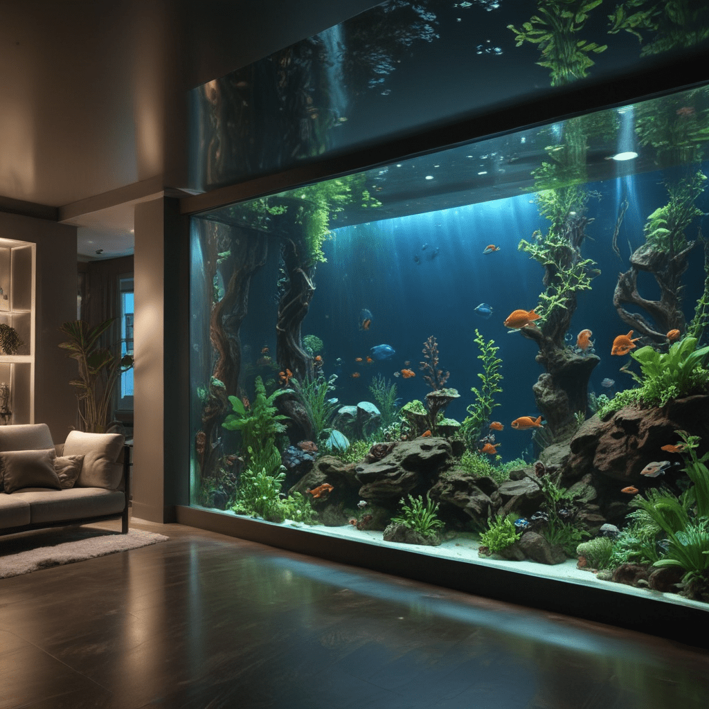 Futuristic Design for Home Aquariums: Underwater Worlds at Home