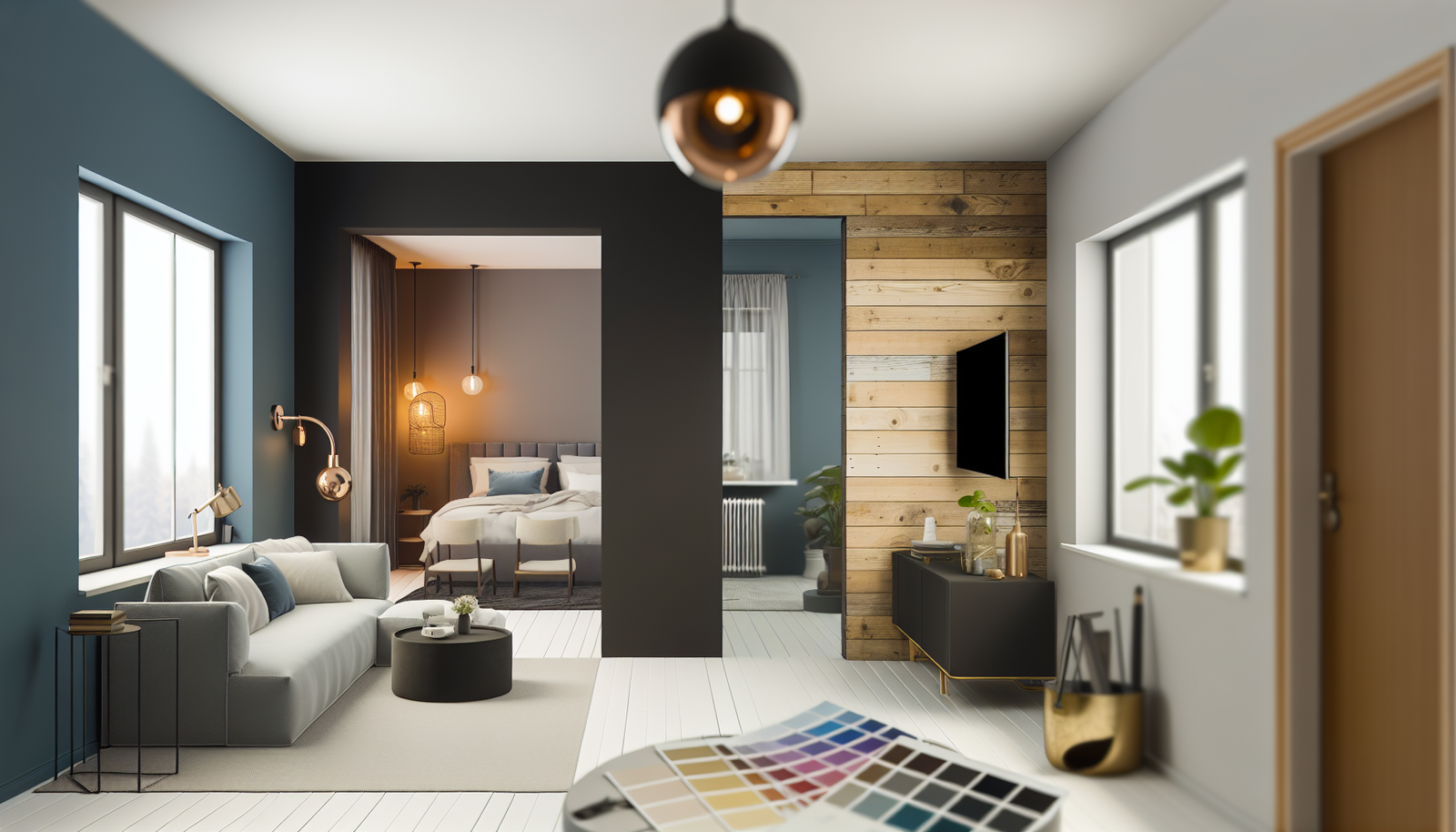 Ultimate Accent Wall Ideas - Paint, Wood and Room Designs 1 Accent Wall