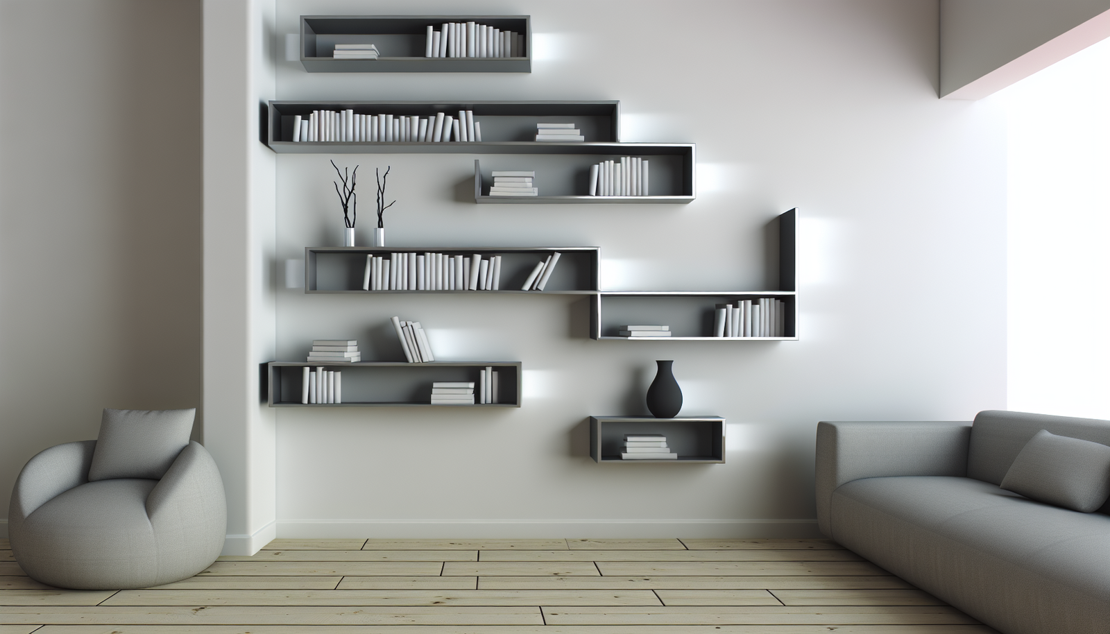 floating shelves